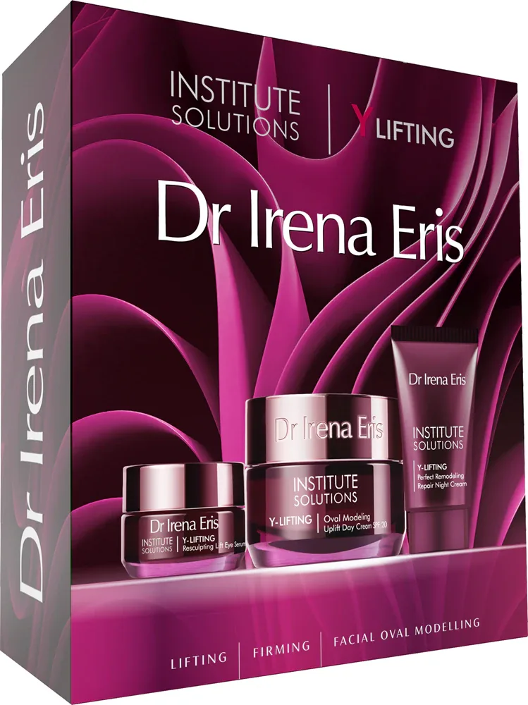 Dr Irena Eris Institute Solutions Y-Lifting - Подарочный набор для укрепления кожи для женщин, 3 шт