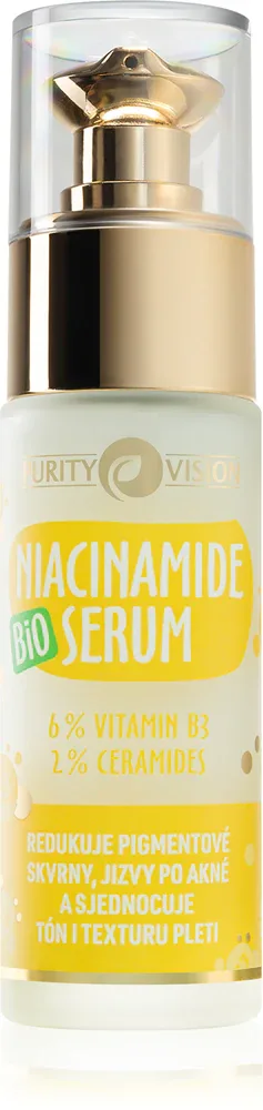 Purity Vision BIO Niacinamide - в контексте того, что это сыворотка для лица: сыворотка для выравнивания тона кожи, 30 мл