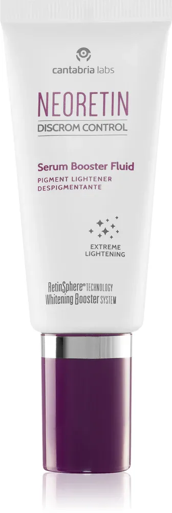 Neoretin Discrom control Serum Booster Fluid - в контексте того, что это сыворотка для лица: отбеливающая сыворотка с эффектом осветления, 30 мл