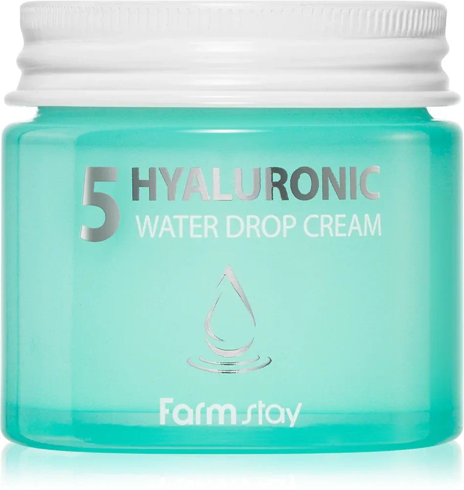 Farmstay Hyaluronic Water Drop Cream - Крем для лица с гиалуроновой кислотой, 80 мл