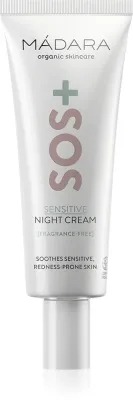 MÁDARA SOS+ Sensitive - ночной крем для чувствительной кожи, 70 мл