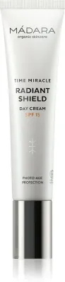 MÁDARA Time Miracle Radiant Shield - осветляющий защитный крем SPF 15, 40 мл