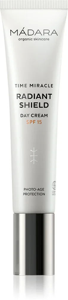 MÁDARA Time Miracle Radiant Shield - осветляющий защитный крем SPF 15, 40 мл