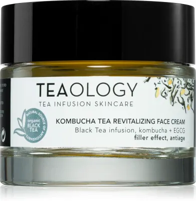 Teaology Anti-Age Kombucha Revitalizing Face Cream - крем для лица с ревитализирующим эффектом, 50 мл