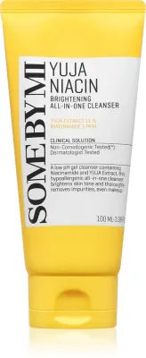 Some By Mi Yuja Niacin Brightening All in One Cleanser - Очищающая пенка для чувствительной кожи, 100 мл
