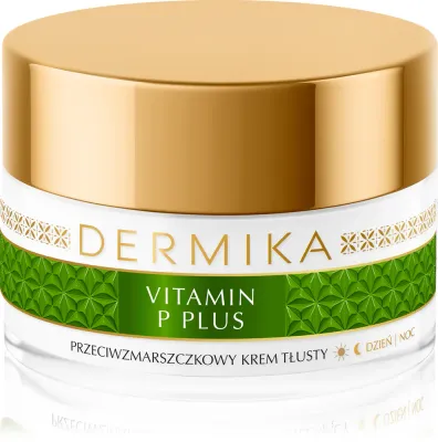 Dermika Vitamina P Plus - Увлажняющий крем против морщин с интенсивным действием, 50 мл