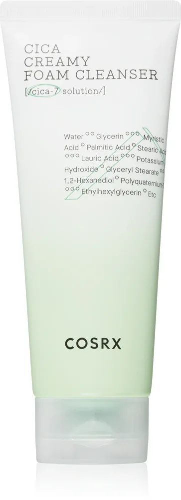 Cosrx Pure Fit Cica Creamy Foam Cleanser - Очищающая пенка для жирной кожи, 150 мл