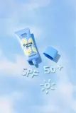MAMONDE Calming Shot Azulene Suncream - Защитный крем для лица с успокаивающим действием SPF 50+, 35 мл — фото 3