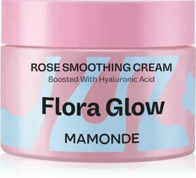 MAMONDE Flora Glow Rose Smoothing Cream - в контексте того, что это крем для лица: увлажняющий крем с интенсивным разглаживающим действием, 50 мл