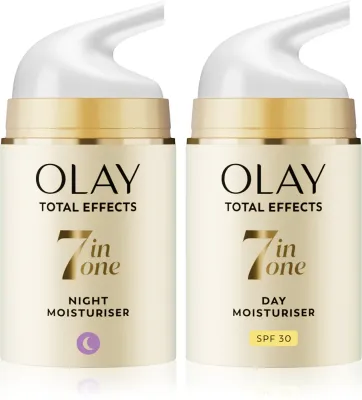 Olay Total Effects 7 in 1 - Инновационный набор увлажняющих средств против старения кожи