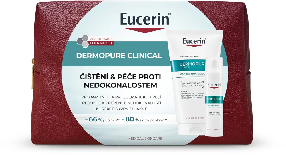 Eucerin DermoPure Clinical Triple Action - Подарочный набор для женщин