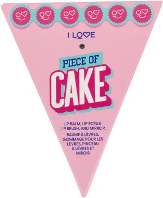 I Love Piece of Cake - Подарочный набор для губ