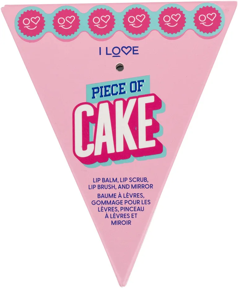 I Love Piece of Cake - Подарочный набор для губ