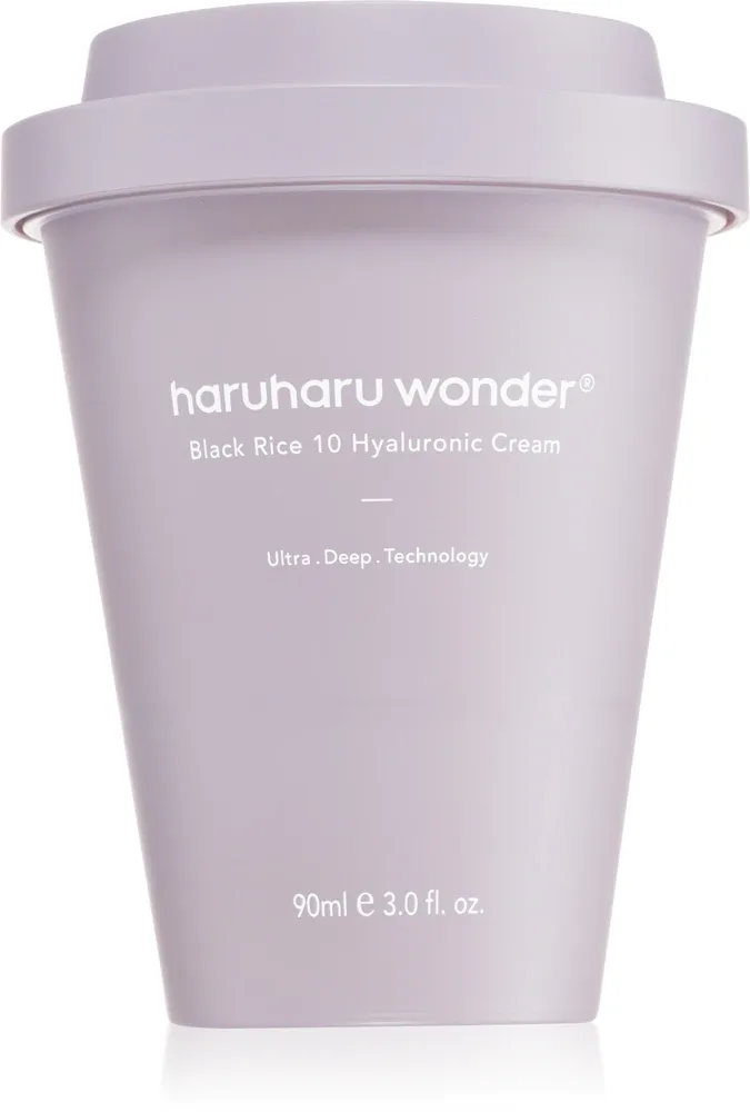 Haruharu Wonder Black Rice 10 Hyaluronic Cream - в контексте того, что это крем для лица: интенсивно увлажняющий крем для смягчения, 90 мл