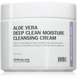 Dermaline Basic Solution Line Aloe Vera Deep Clean Moisture Cleansing Cream - Крем глубокого очищения с алоэ вера dla cery wrażliwej, 300 мл — фото 1