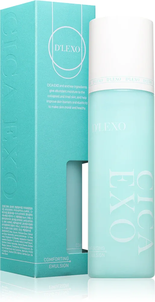 Dermaline D'LEXO Cica Exo Comforting Emulsion - в контексте того, что это крем для лица: интенсивный увлажняющий и смягчающий эмульсия, 200 мл