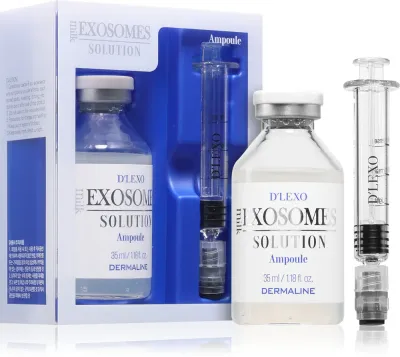 Dermaline D'LEXO Milk Exosome Solution Ampoule - сыворотка для лица, разглаживающая кожу, 35 мл