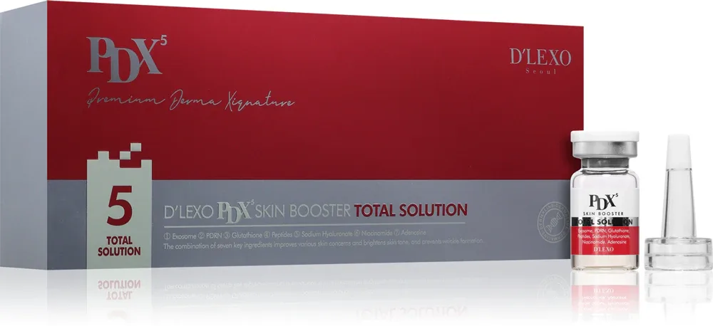Dermaline D'LEXO PDX5 Skin Booster Total Solution - в контексте того, что это сыворотка для лица: интенсивное омолаживающее лечение, 5 мл