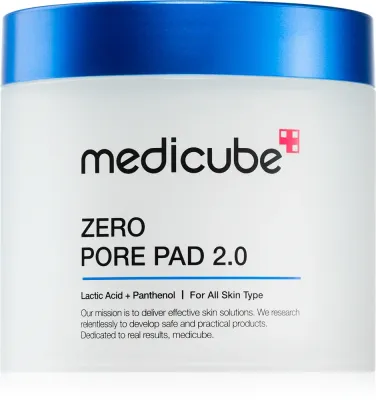 Пэды для лица Medicube Zero Pore Pad 2.0 отшелушивающие, с кислотами AHA и BHA, 70 шт
