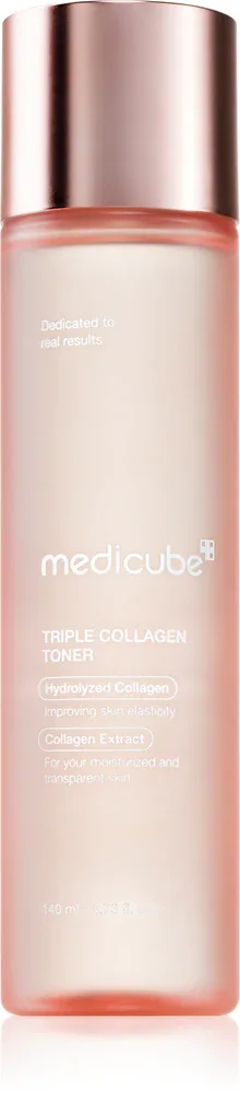 Тоник для лица Medicube Triple Collagen Toner с коллагеном, увлажняющий, 140 мл