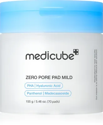 Medicube Zero Pore Pad Mild - Очищающие пилинг-патчи для чувствительной кожи лица, 70 шт