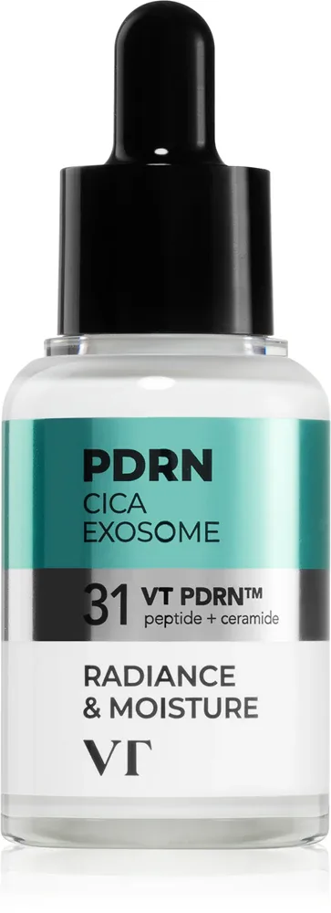 VT Cosmetics PDRN Cica Exosome Firming Ampoule - Укрепляющая сыворотка для лица для осветления и увлажнения, 30 мл