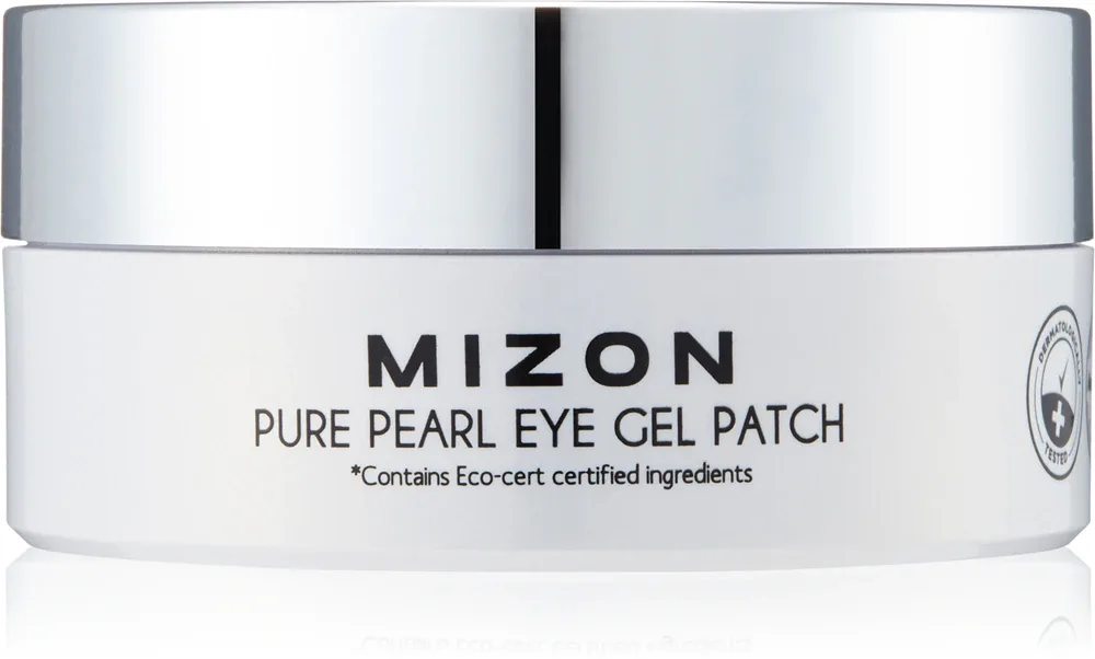 Mizon Pure Pearl Eye Gel Patch - Гидрогелевая маска вокруг глаз против отеков и темных кругов, 60 шт