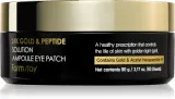 Патчи для кожи вокруг глаз Farmstay 24K Gold Peptide Solution с золотом и пептидами, 60 шт — фото 1