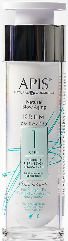 Apis Natural Cosmetics Slow Aging Step 1 - Увлажняющий крем от первых морщин, 50 мл