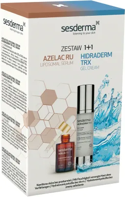 Sesderma Azelac RU + Hidraderm TRX Set - Праздничный набор подарочный отбеливающей косметики