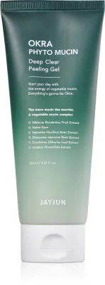 Пилинг для лица Jayjun Okra Phyto Mucin Deep отшелушивающий, очищающий, 150 мл