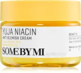 Some By Mi Yuja Niacin Anti Blemish Cream - Увлажняющий и осветляющий крем для лица для кожи с пигментными пятнами, 60 г — фото 1