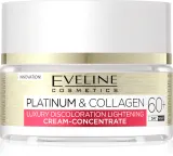 Eveline Cosmetics Platinum & Collagen - антивозрастной крем для лица на день и на ночь 60+, 50 мл — фото 1