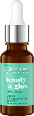 Eveline Cosmetics Beauty & Glow Checkmate! - Матирующая сыворотка, сужающая расширенные поры с пребиотиками, 18 мл