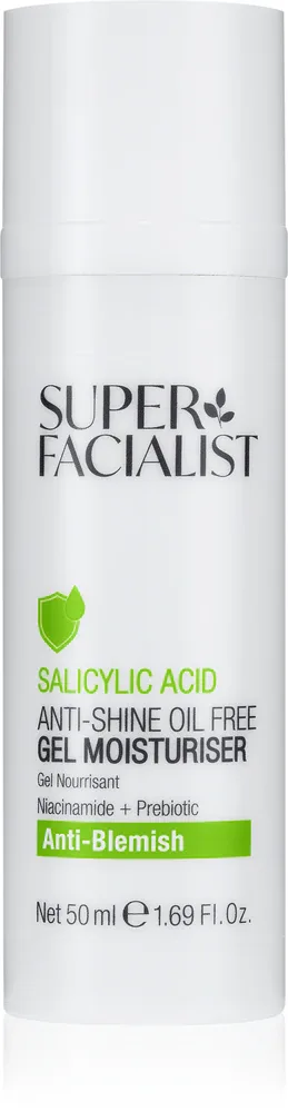 Super Facialist Salicylic Acid Anti Blemish - Увлажняющий гель для лица против несовершенств кожи, 50 мл