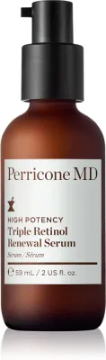 Perricone MD High Potency Triple Retinol Renewal Serum - Омолаживающая сыворотка для лица с ретинолом, 59 мл