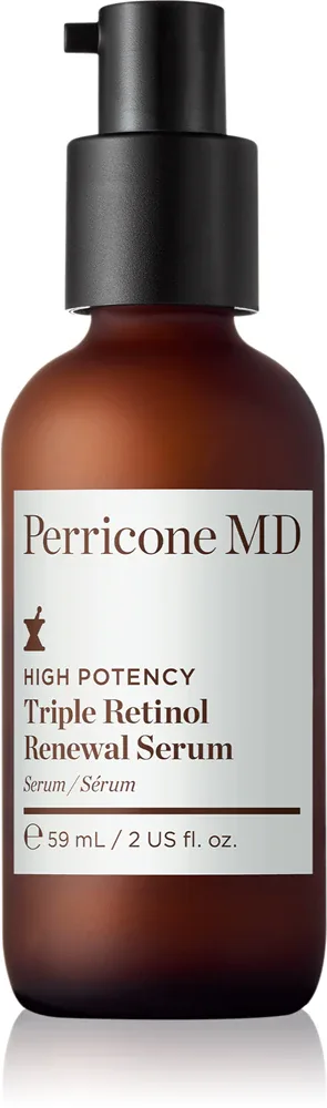 Perricone MD High Potency Triple Retinol Renewal Serum - Омолаживающая сыворотка для лица с ретинолом, 59 мл