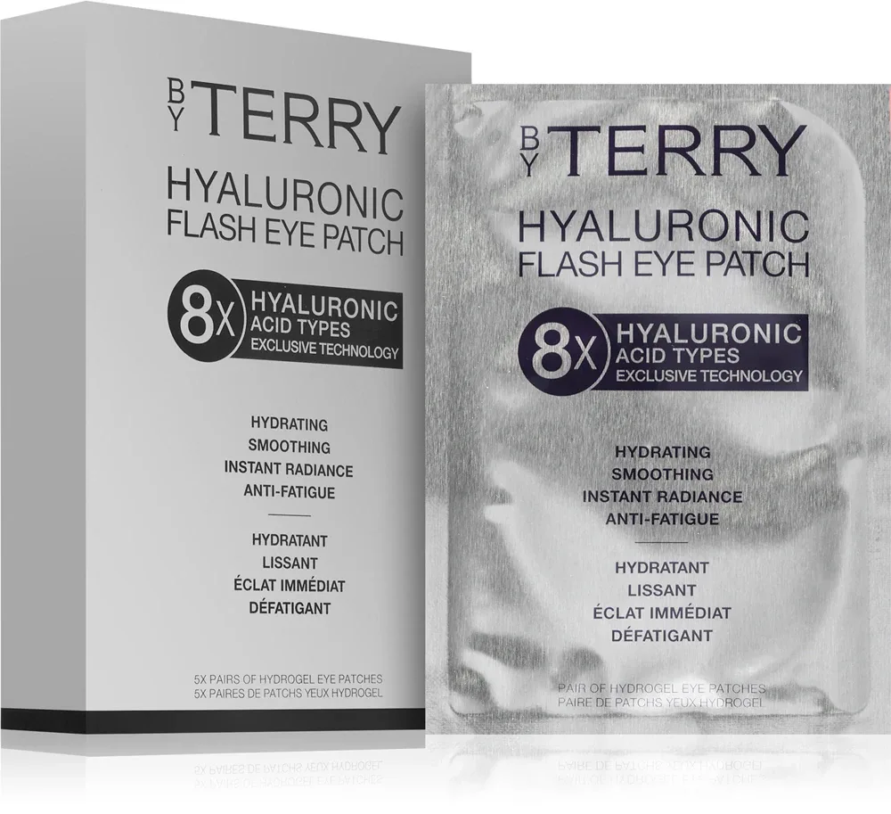 Патчи для глаз By Terry Hyaluronic Flash Eye Patch Set увлажняющие, для всех типов кожи, 5 × 2 шт
