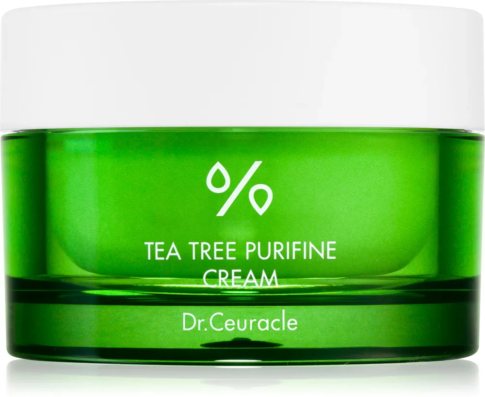 Dr.Ceuracle Tea Tree Purifine 80 - Смягчающий крем для лица с экстрактом чайного дерева, 50 г