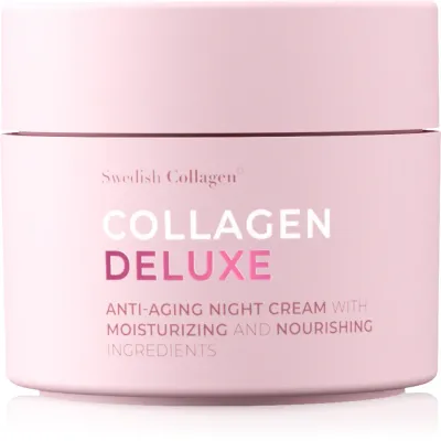 Swedish Collagen Deluxe Night Cream - Крем для лица с омолаживающим действием на ночь, 50 мл