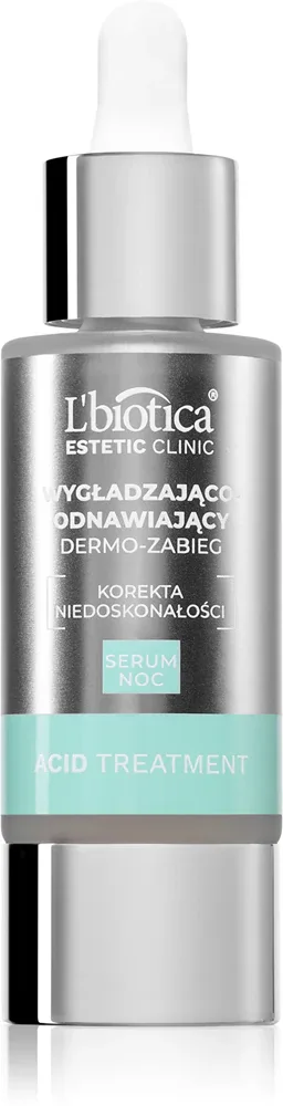 L’biotica Estetic Clinic Acid Treatment - В контексте того, что это сыворотка для лица: уход восстанавливающий на ночь с разглаживающим действием, 30 мл