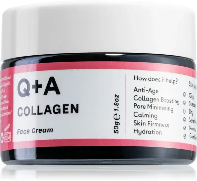 Q+A Collagen - омолаживающий крем для лица, 50 г