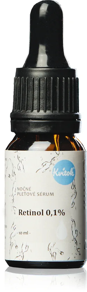 Kvitok Night serum Retinol 0,1% - сыворотка для лица на ночь с ретинолом, 10 мл