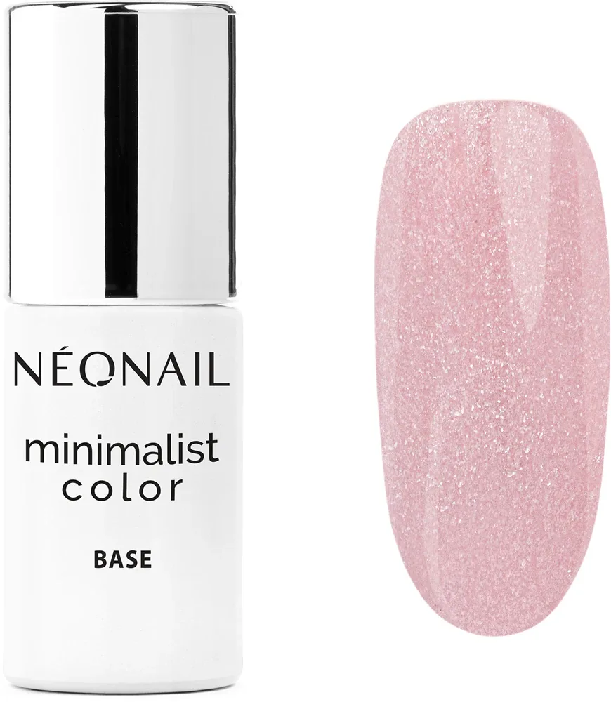 База для ногтей NEONAIL Minimalist Color Base розовая, глянцевая, стойкая, для UV/LED, 7,2 мл, оттенок Shiny Rouge Tone