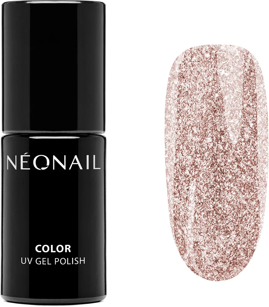 NEONAIL UV Gel Polish Color - Гибридный гель-лак для ногтей с использованием УФ, оттенок Shimmering Goldrush
