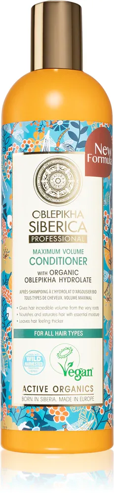 Natura Siberica Oblepikha (Sea-Buckthorn) - в контексте того, что это кондиционер для волос: кондиционер, придающий волосам максимальный объем, 400 мл