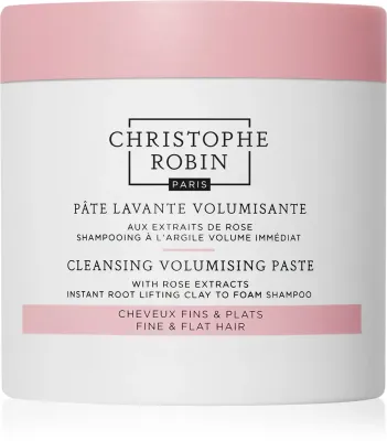 Christophe Robin Cleansing Volumizing Paste with Rose Extract - Шампунь с эксфолирующим эффектом для увеличения объема волос, 250 мл