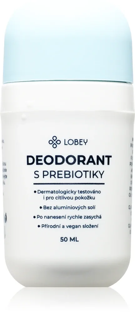 Lobey Body Care - Дезодорант с пребиотиками, 50 мл