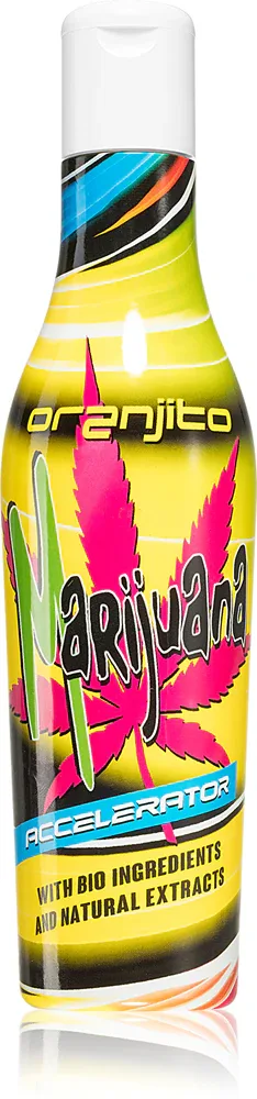 Oranjito Marijuana - Молочко для загара в солярии с биокомпонентами и ускорителем загара, 200 мл
