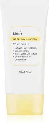 Klairs All-day Airy Sunscreen - Легкий защитный гель-крем SPF 50+, 50 г